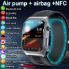 2025 New Sapphire Glass Air Pump Airbag Test Three High Smart Watches Men ECG Heart Rate Blood Pressure Health Tracker Smartwatch
