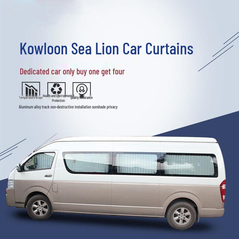 Sunshade Curtains and Tracks for Jinbei, Haishi, Jinlong, Kaige, and Foton G7 Vans