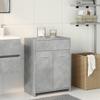 Bathroom Cabinet Sideboard, Bathroom Cabinet, Living Room Sideboard, Concrete Grey 60x33x80 Cm Engineered Wood