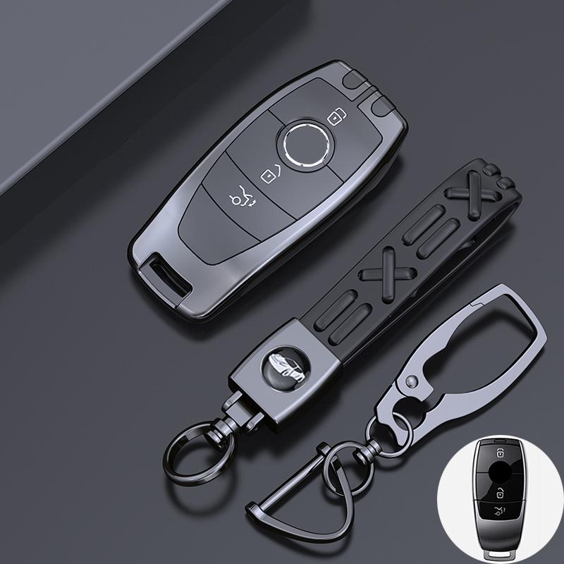 Metal Car Key Cover Case Fob Shell Suit For Mercedes Benz A B G S E C Class W205 W213 C217 W177 W247 C257 W167 W463 Key Cover