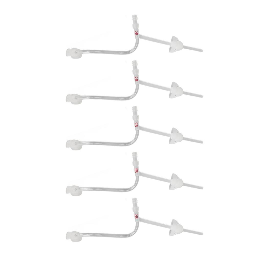 5pcs Sound Amplifier Tubes Single Layer Eartips Replacement Accessory Reduce Noise Flexible Sound