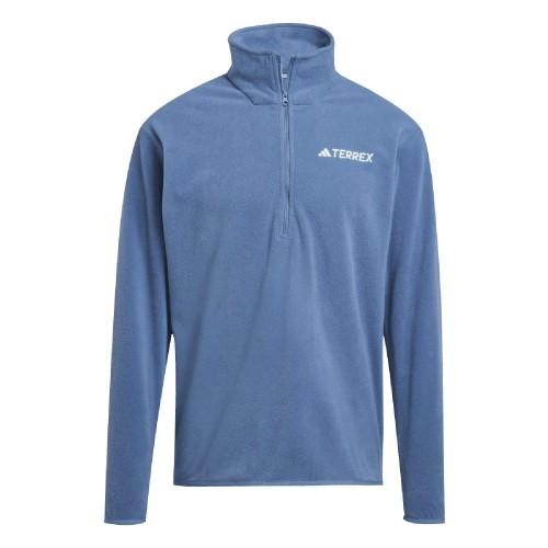 Adidas Mens Terrex Multi Essentials Half Zip Fleece Top
