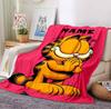 Custom Name Garfield's Attitude Flannel Blanket Throw Blanket Soft Warm Sofa Bed home Decor Unique Gift