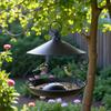 Rainproof Bird Feeder Iron Bird Feeding Tray Garden Decor Bird Food Dispenser  Patio
