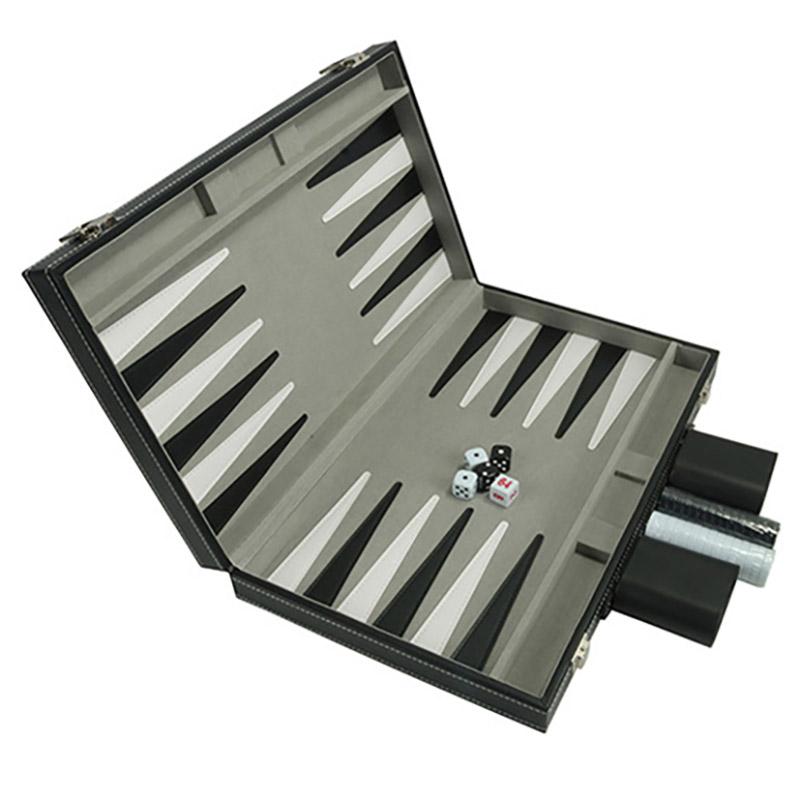 Новый-Набор для нарды-Классический Для взрослых Настольная игра Для Антикварного набора для нарды Семейный игровой набор Кожаная шахматная коробка Хороший подарок