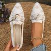Elegant Bowknot Ballet Flats - Chic, Breathable Pointed-Toe Slip-Ons for All-Season Fashion and Comfort