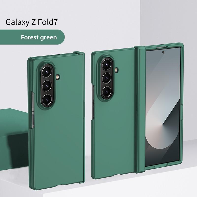 Жесткий чехол с текстурой PC и защитой шарнира для Samsung Galaxy Z Fold 7 6 5 3 4 ZFold7, полный комплект, защитная крышка