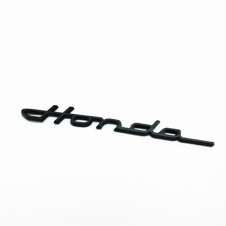 1pcs 3D ABS For HONDA civic car letter Emblem Fender side Rear tail trunk badge sticker Decal styling auto Accessories