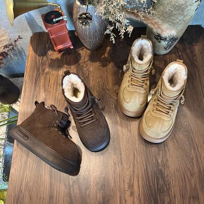 Женские зимние ботинки на пенной подошве с носком, новые зимние утепленные хлопковые ботинки, теплые старинные ботинки