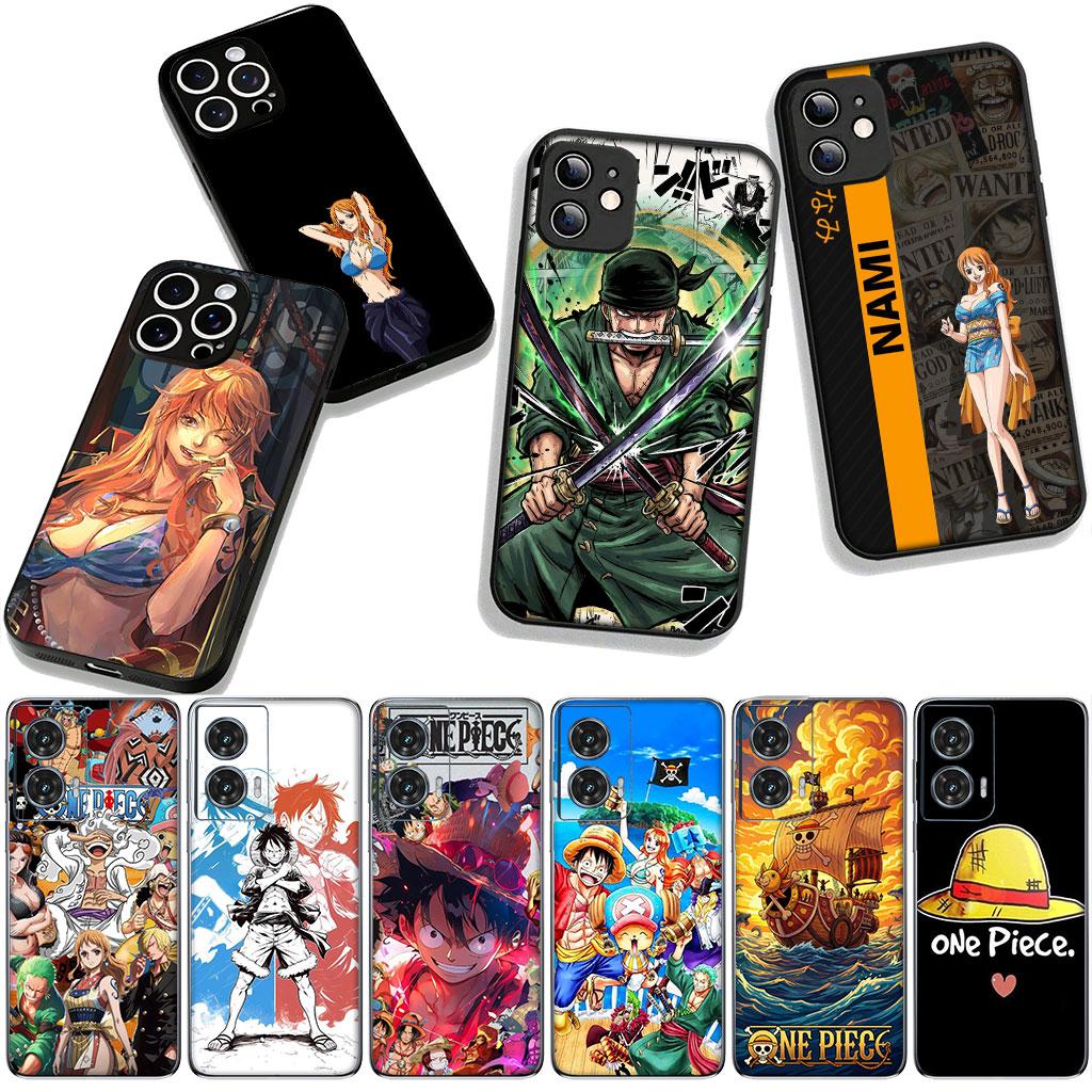 for Motorola Moto Edge 70 60 Fusion 40 NEO 20 Pro G Stylus G56 G96 G73 G52 G41 G42 G51 Case Roronoa Zoro One Nami Pieces Luffy