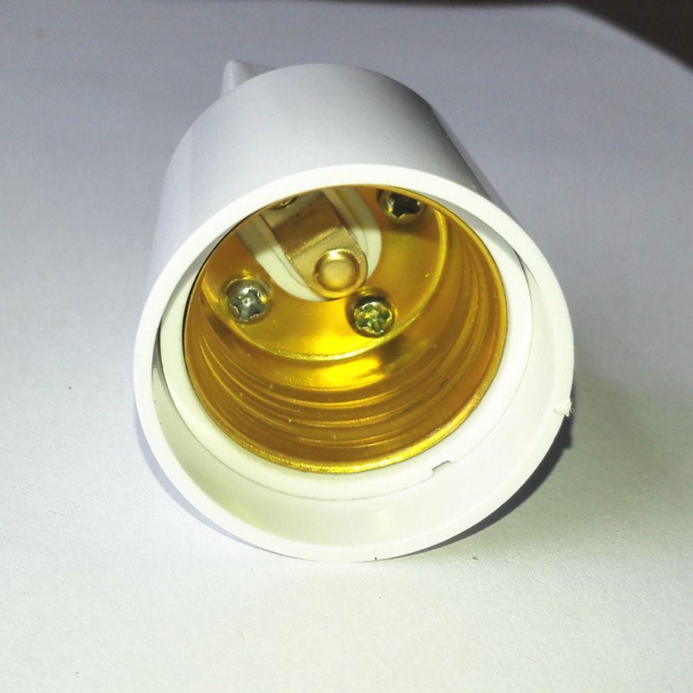 White Converter EU/US Plug Bulb Lamp Lamp Holder E27 Lamp Base Light Socket
