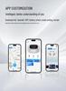 Bluetooth-клипсы с ИИ-переводом, беспроводные, не вкладыши, с ЖК-экраном, долгий срок службы батареи