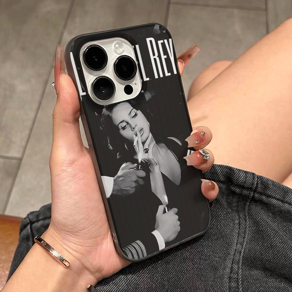 Певица Лана Дель Рей Гофрированный Узор Для IPhone 17 16 15 14 13 12 11 16 Pro Max Plus Pro Нескользящий Чехол Для Телефона
