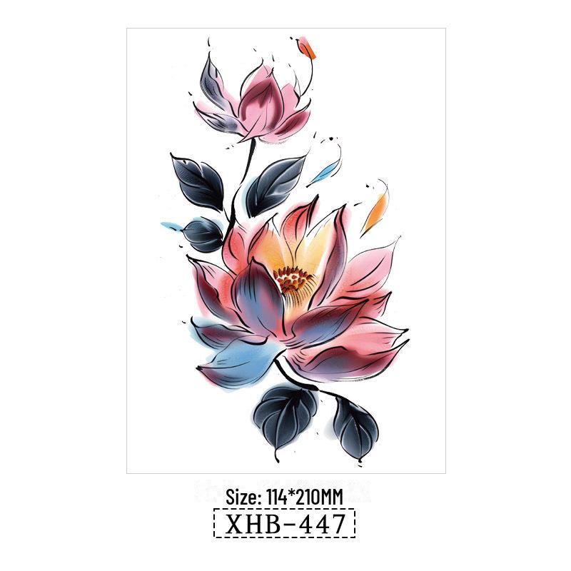 3D реалистичные временные татуировки-наклейки с изображением бабочек, тигров и змей