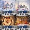 Christmas Theme Tapestry Bedroom Living Room Home Wall Decoration