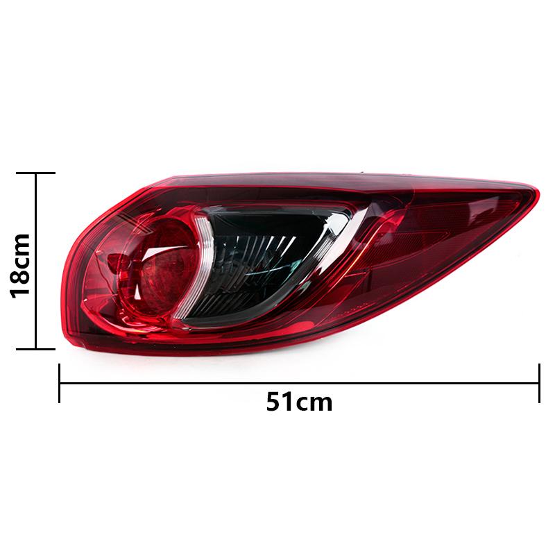 Задний фонарь для Mazda Cx5 Cx-5 2013-2016 Стоп-сигнал Задний ход Корпус заднего фонаря без лампочки Автоаксессуары