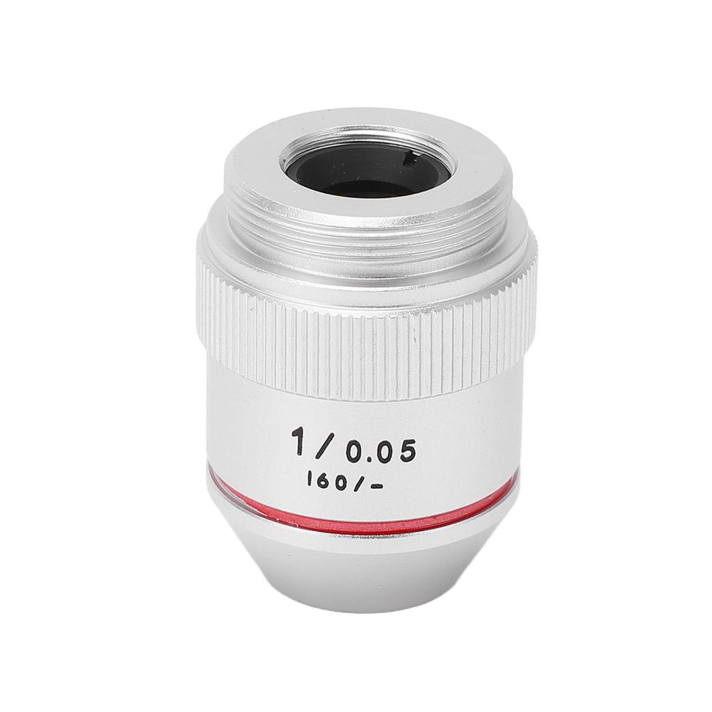 Achromatic Microscope Objective RMS Threaded 1X 195 Achromatic Objective Lens for Biological Microscope
