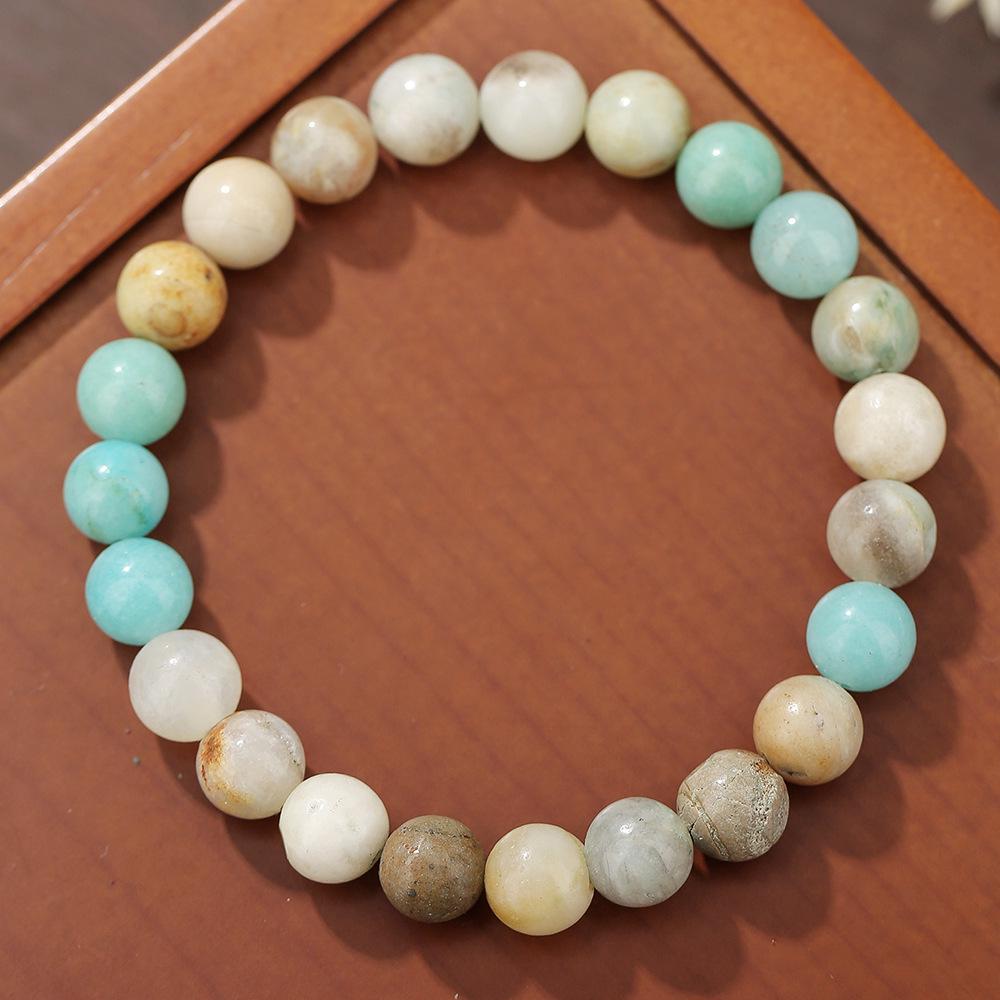 Европейский Кристальный Браслет из Тигрового Глаза на Эластичной Основе, Украшения из Натуральных Каменных Бусин