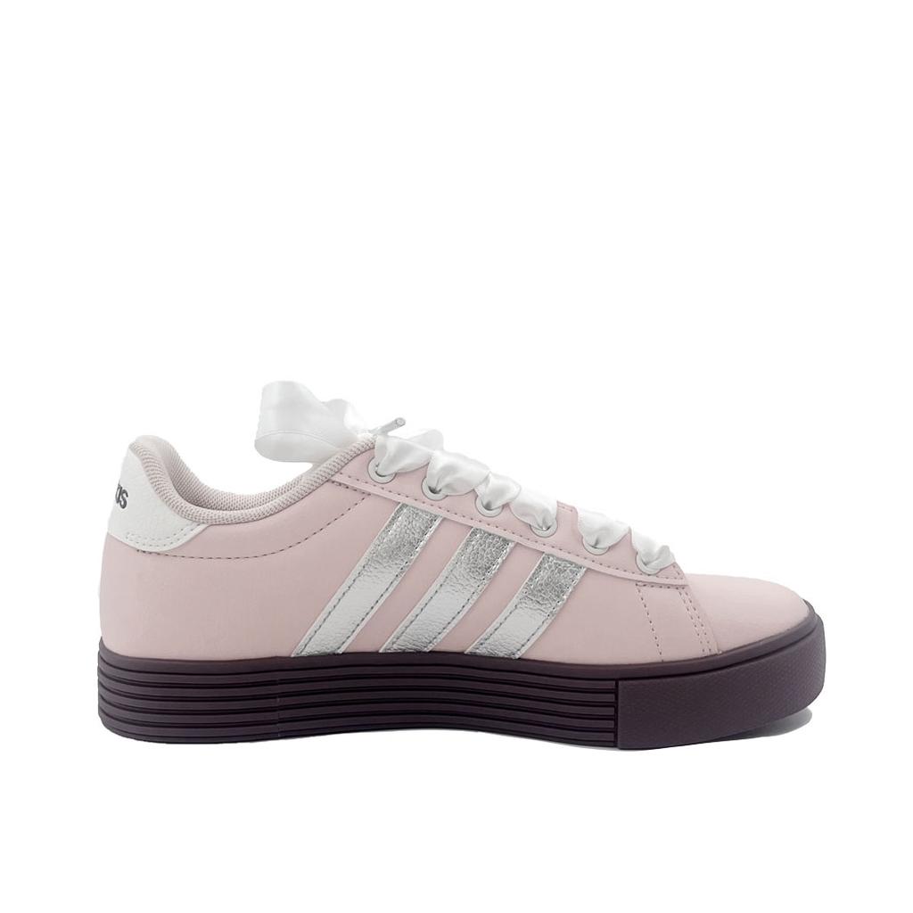 Adidas Daily 4.0 Silver Butterfly Abrasion Resistant Low top Skateboard Shoes Unisex Pink JR0080(tea641-)