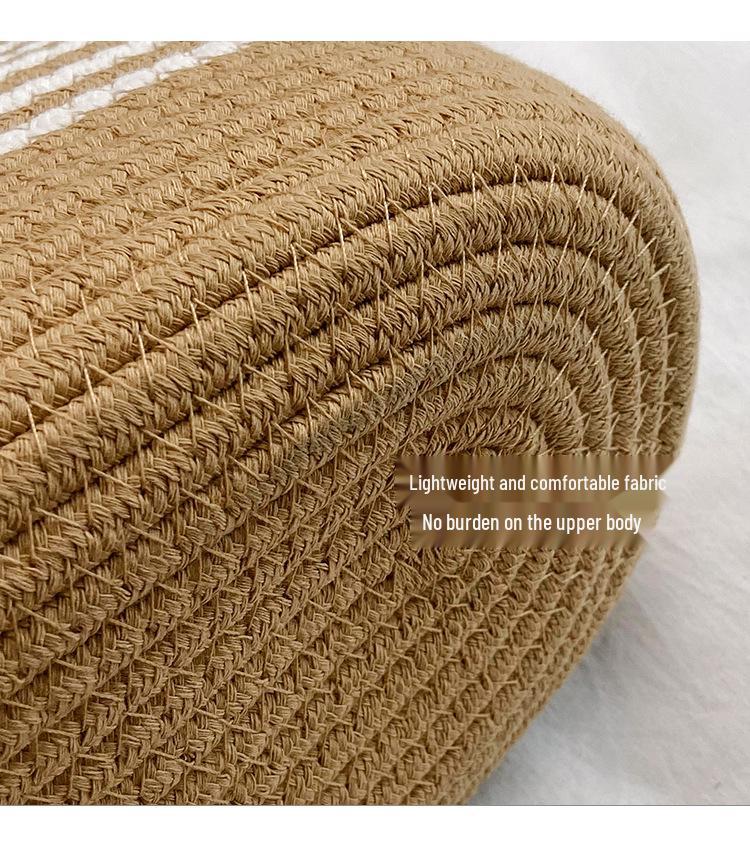 Women's Large Capacity Woven Straw Shoulder Bag - 2025 Spring Niche Beach Bucket Bag with Texture for Commute