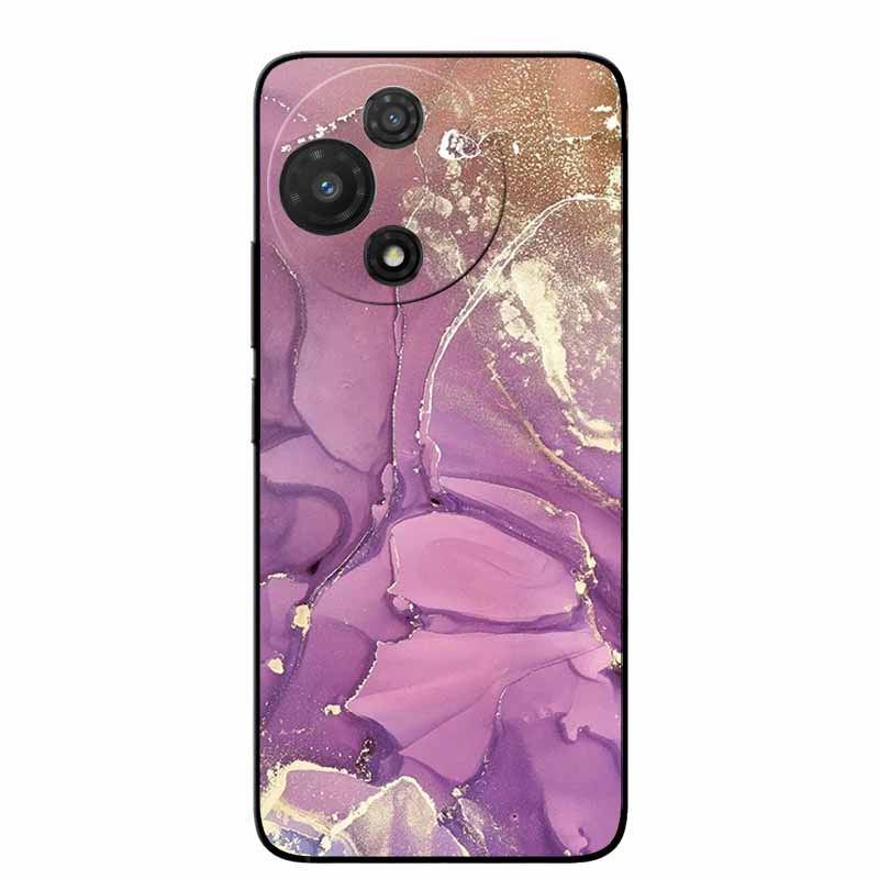 Funda For TCL 60 R 5G T519H Case Marble Painted Silicone Back Cover Cases For TCL 60R Soft Black TPU Funda TCL60R 5G Lion Coques