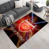 Arsenal F.c. Personalized Text Floor Rug Office Rug Perfect for Hallway Outdoor Dining Room Game Room Anti-slip Rug Anime Office Decor