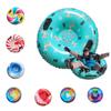 PVC Snow Sledge Thicken Winter Snow Tube Practical Inflatable Ski Ring  Snow Tubing