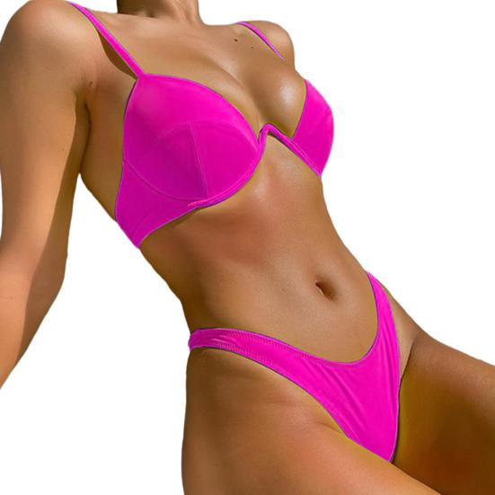 1 комплект купальных костюмов, супермягкий, устойчивый к разрыву и разрыву купальник с подкладкой из полиэстера на косточках, бикини