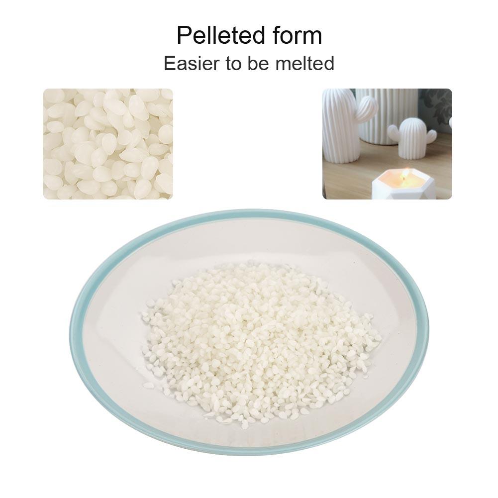 2 Colors Pure Organic Beeswax Pellets Cosmetic Grade Beeswax Beads