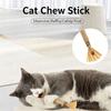 5 PCS Natural Silvervine Sticks for Cats, Raffia Matatabi Cat Chew Toys for Teeth Cleaning, Edible Dental Molar Sticks for Kitten Hairball Relief