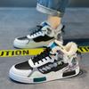 Men’s Sports Shoes Casual Street Style Fur Running Sneakers Shoes for Students Over Sized Winter Shoes High Top