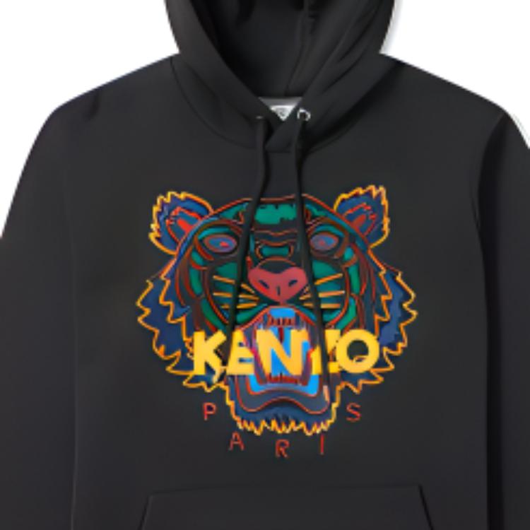 KENZO Tiger Logo Embroidered Hoodie F96-5SW415-4XA-99