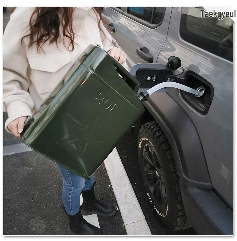 Бензобак из жести - Утолщенный железный масляный бочонок для автомобилей и мотоциклов (40л, 30л, 20л, 10л)