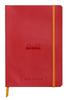 Rhodia Rhodiarama Goal 240 Dotted with Pen Italian Leather PEFC CF117753 Book, A5, Pages, Grid, Holder, Cover, Certified, Poppy,