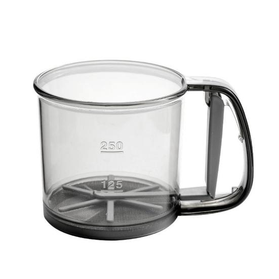 Flour Sifter Fine Mesh Baking Sieve Ergonomic Handle Flour Strainer Baking Tool for Sugar Cocoa Powder