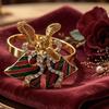 Рождественские кольца для салфеток Рождественская елка Снежинка Олень Щелкунчик Держатель для салфеток Металлическая пряжка для салфеток Для рождественской вечеринки Декор стола