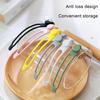 5Pcs Reusable Silicone Ties Cable Buckle with Anti-Lost Design Cable Fixing Tangle-free Organizing Management Tool