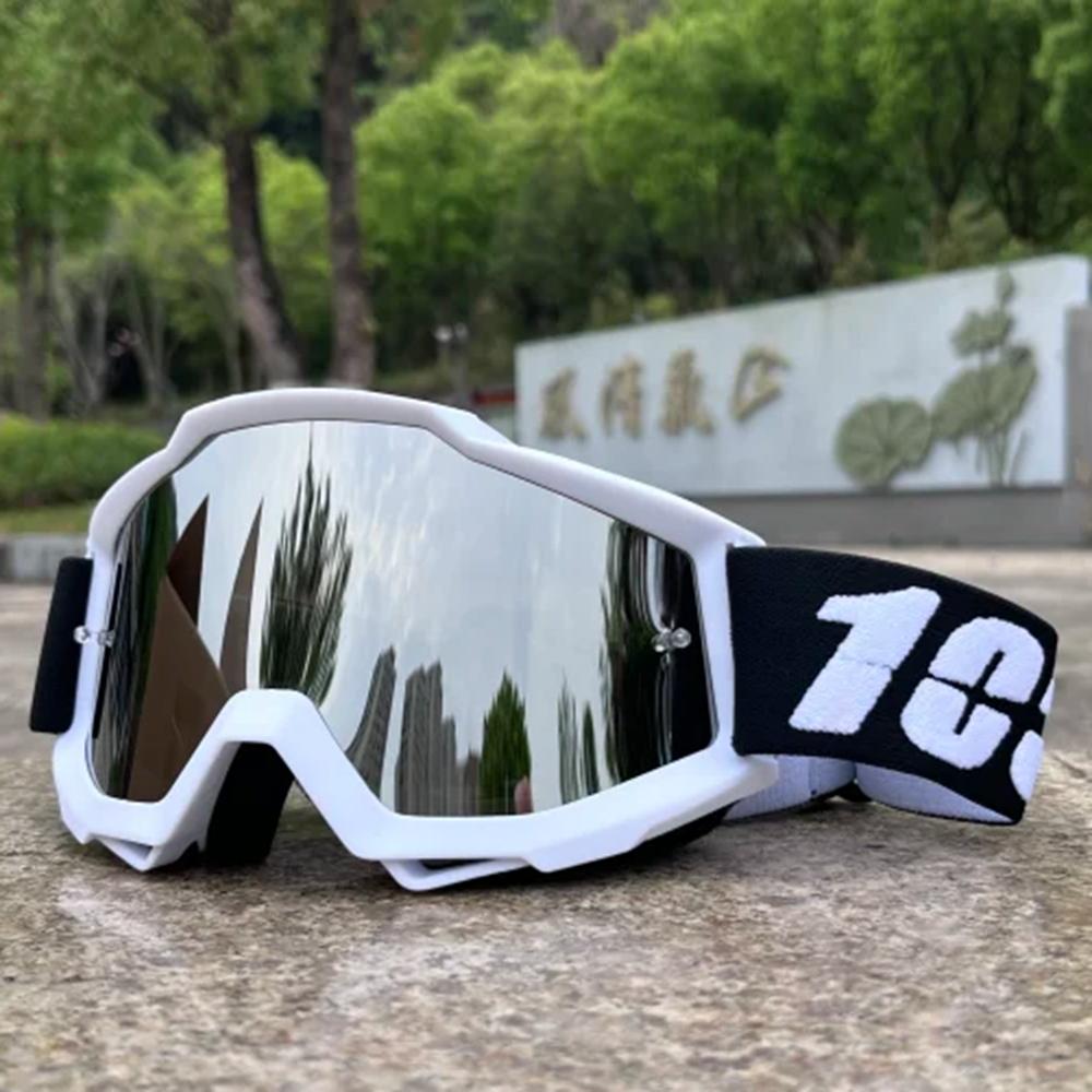 New Motorcycle Goggles HD Lenses Windproof Sports Motocross Glasses Man MTB Mask Cycling Racing Off-Road UV400 Sunglasses