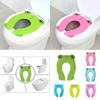 Настраиваемая Складная Портативная Подушка для Сиденья Унитаза 'Сова' для Детей Доступна в Зеленом Лягушонке, Розовом Лягушонке и Синем Лягушонке