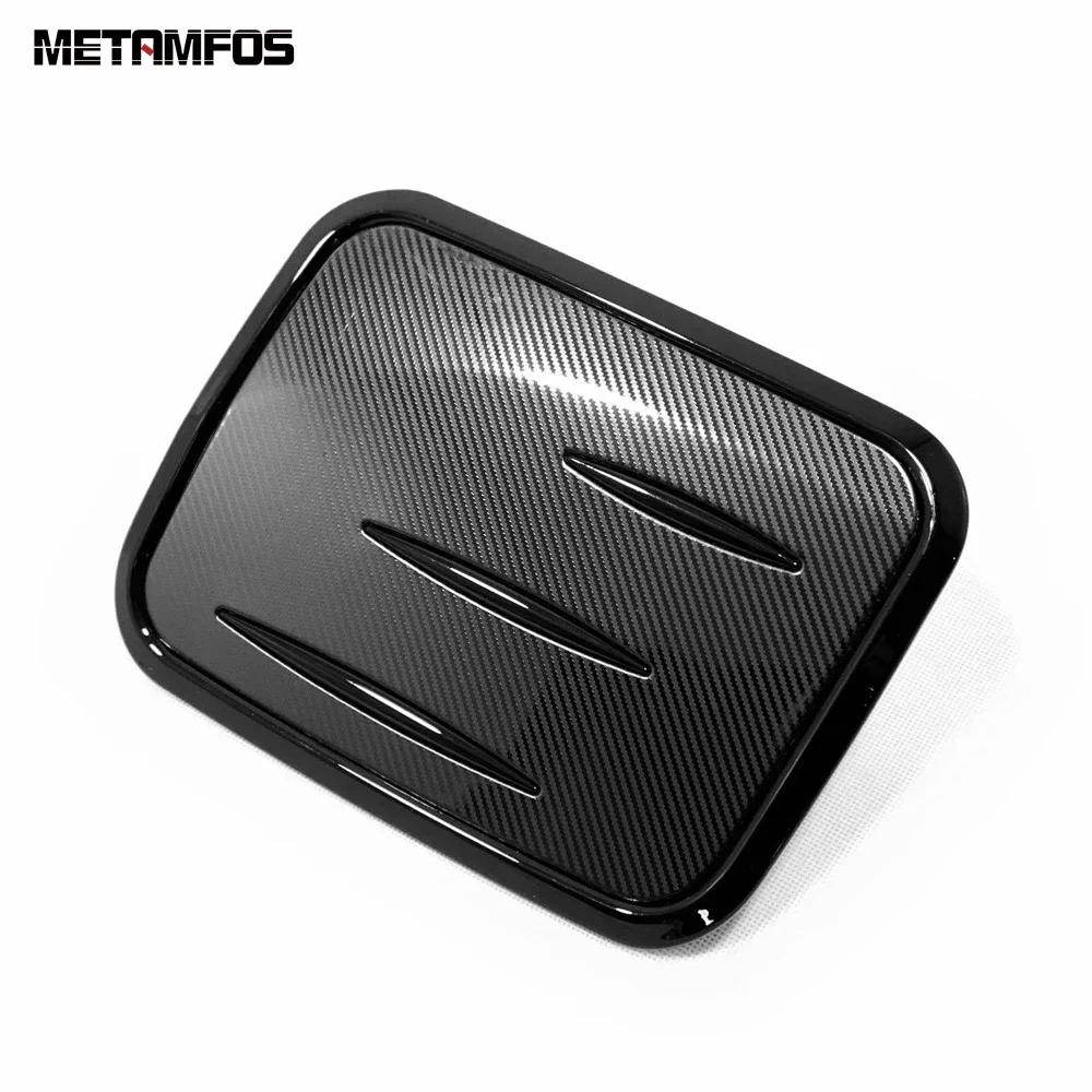 Accessories For Toyota Rav4 Rav 4 2024 2025 Carbon Fiber Fuel Tank Cap Oil Filler Cover Trim Sticker