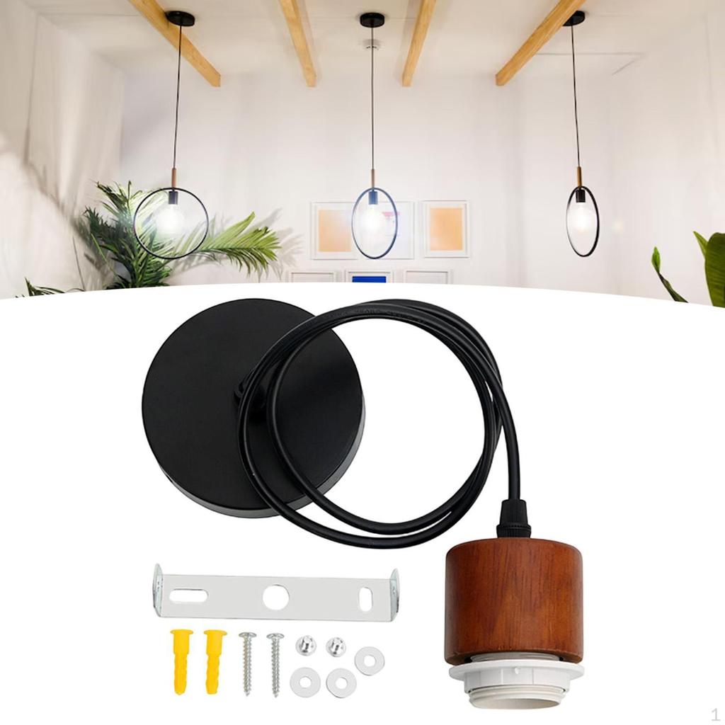 Подвесной светильник E27 в индустриальном стиле с кабелем, Идеально подходит для баров, отелей, гостиных, кафе и домов.