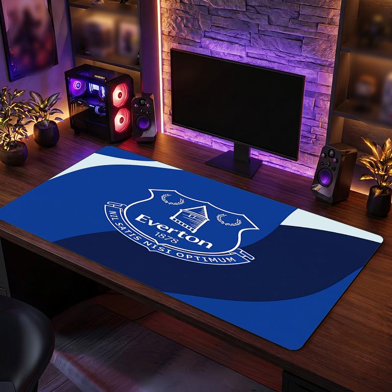 Игровой коврик для мыши Everton Football Print, большой, противоскользящий, расширенный, для офиса, дома