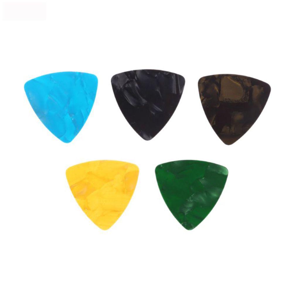 10pcs 0.46mm Instruments Antislip Guitar Pick Plectrum Guitar Accessories Celluloid