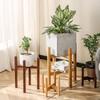 Home Decoration Wood Flowerpot Holder Floor-Standing Flower Pot Base Plants Stand  Home Office