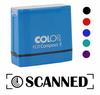 Printtoo Штамп самонаполняющийся резиновый, предварительно пропитанный, офисный - Для домашнего офиса, деловая канцелярия, черный - 42 x 9