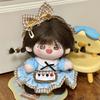 2025 New 20cm Plush Dolls Clothes Skirt with Headband Fashion 20cm Plush Doll Clothes Accessories