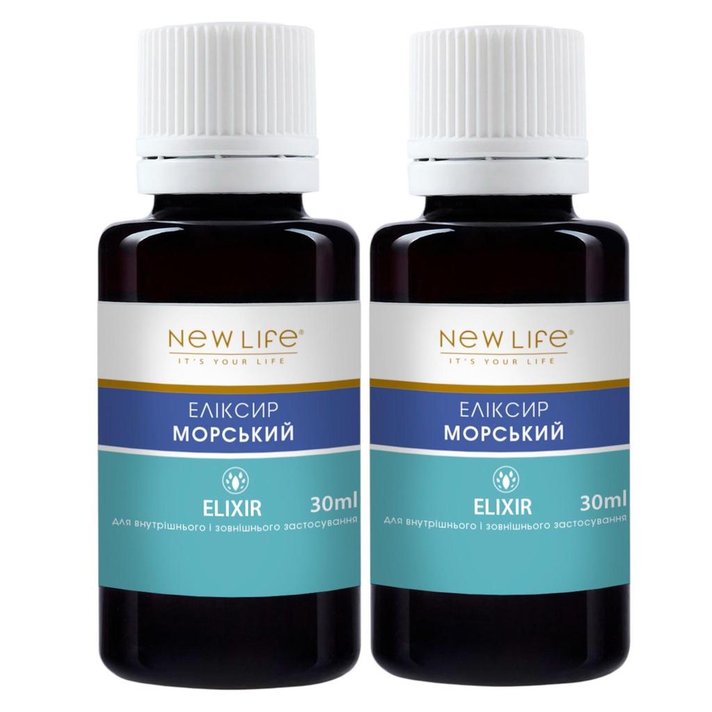 Elixir Sea Laminaria, Spirulina, Chlorella Dietary Supplement New Life