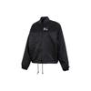 Logo Letter Print Training Windbreaker Jacket Women Jackets Black FN1909-010