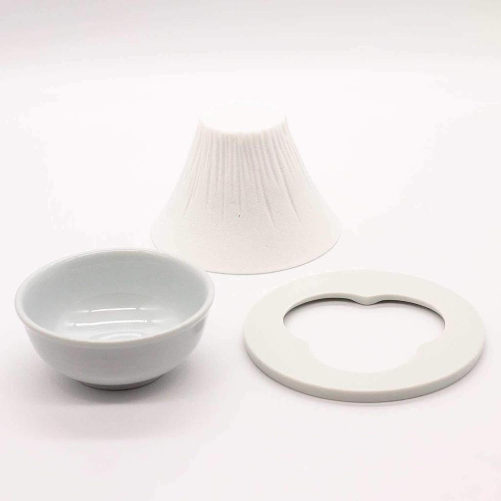 Фильтр-капельница COFIL Fuji Ceramic с подставкой и блюдцем, белая 1390400506