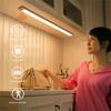 Датчик движения, ночник для шкафа, светодиодное USB-освещение, кухонный шкаф, шкаф, лампа, аккумуляторная магнитная светодиодная лампа